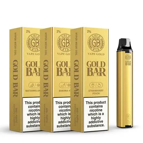 Vape Gold's Gold Bar Disposable Kit